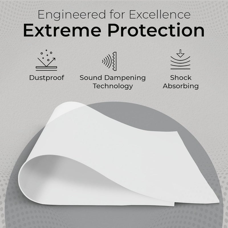 Exactly Rubber - Translucent Silicone Sheet, 50A Durometer Rubber Sheet, Semi Clear Silicone, Resistant -80 to 450°F, Food-Grade Silicone Placemat, 450% Elongation, Made in The USA, 1/16 x 12" x 18" - Image 4